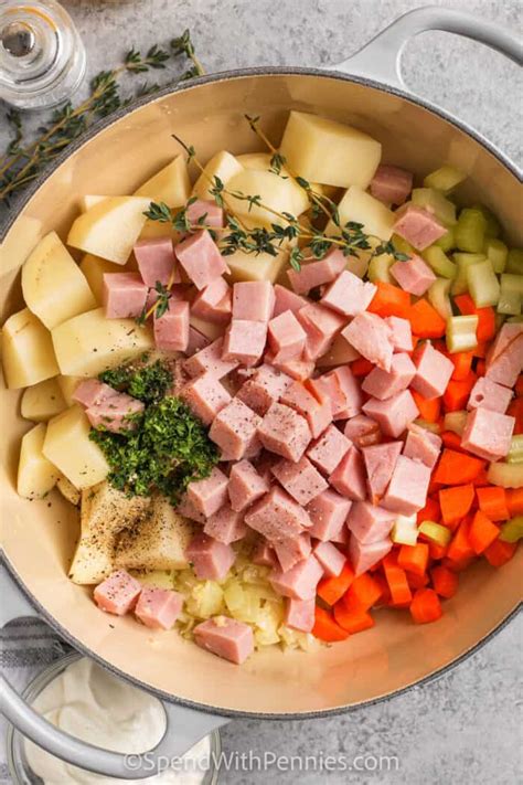 Ham And Potato Soup Spend With Pennies