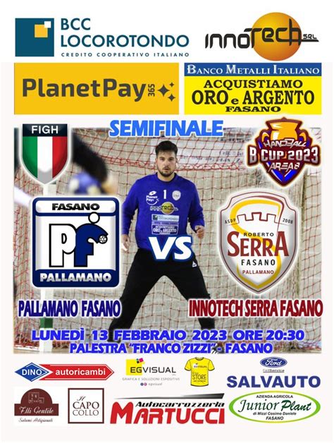 Pallamano Fasano Innotech Serra Fasano Il Derby Che Vale La Finale