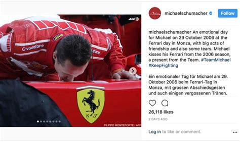 Michael Schumacher Latest Keepfighting Instagram Message Brings Fans