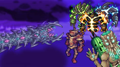 Terraria Devourer Of Gods Vs Moonlord And Endgame Modded Bosses Ll