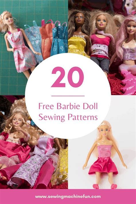 20 Free Printable Clothes Patterns To Sew For 11 5 Dolls Like Barbie Artofit