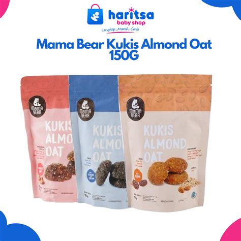 Jual Kukis Almond Oat Mamabear Mama Bear Choco Chips Cokelat Cookies N