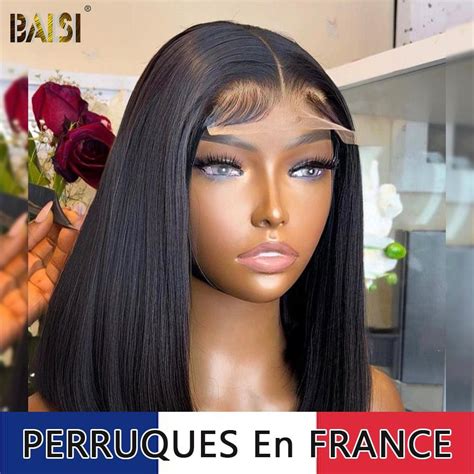 Baisi X Closure Straight Density Natural Wig En Cheveux