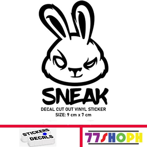 Decal Cut Out Vinyl Sticker Sneak Shopee Malaysia