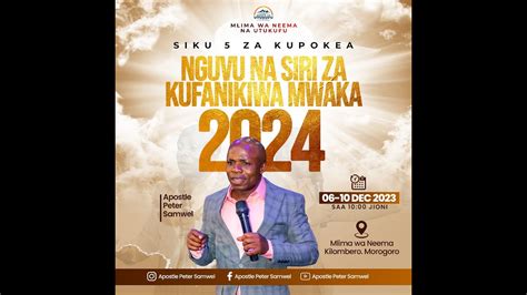 Live Siri Na Nguvu Ya Kufanikiwa Mwaka Day Apostle