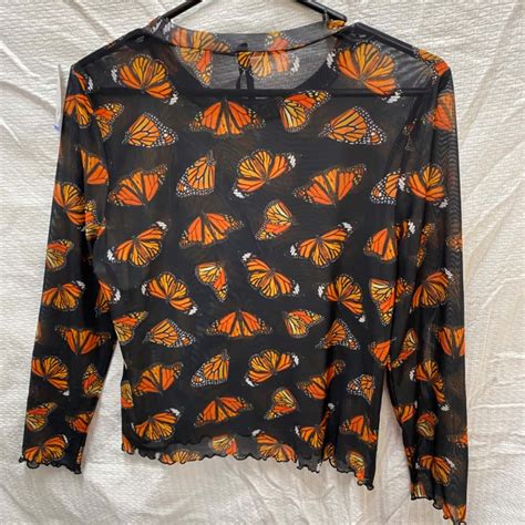 Dangerfield Womens Size 16 T Shirts Black Orange S