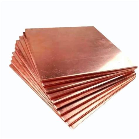 Gsm Gsm Rectangular Copper Sheet For Industrial Mm At Rs Kg