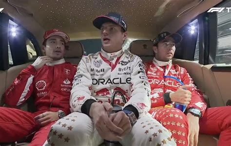 Verstappen Leclerc E Perez Spaesati In Limousine Dopo Il Gp Las Vegas