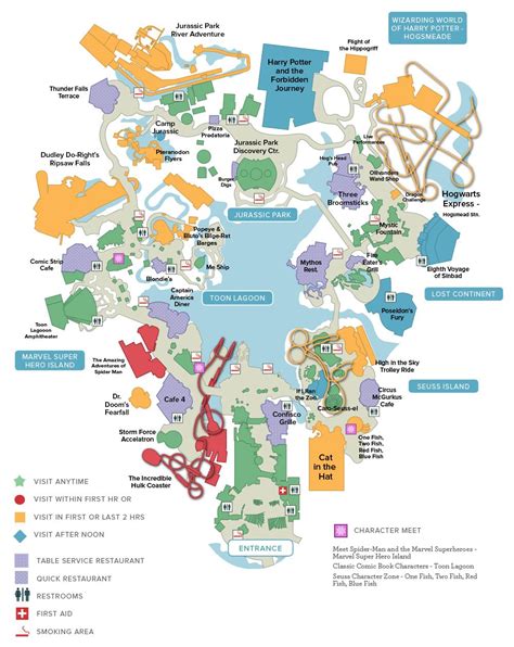 Universals Islands Of Adventure Hogsmeade Map Theme Park Map | Images ...