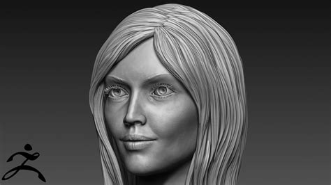 Obj Realistic Nude Woman Zbrush