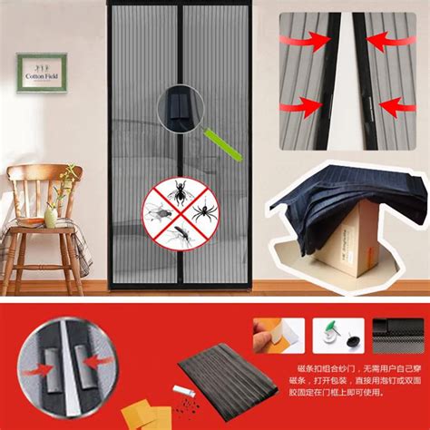 Magic Magnetic Door Mosquito Net Window Screen Anti Mosquito Bug Fly