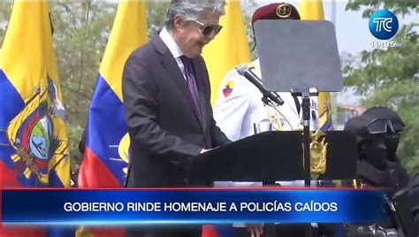 Gobierno Rinde Homenaje A Polic As Ca Dos V Deo Dailymotion