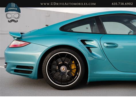 2012 Porsche 911 Turbo S 997 2 RARE Ipanema Blue 13k Miles Vent Sts