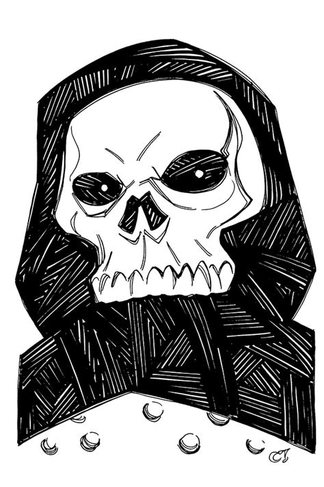 reaper head sketch - craig rousseau