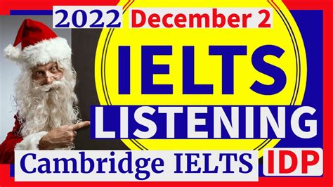 Moderate IELTS Listening Test IDP IELTS 2022 Cambridge Listening Test