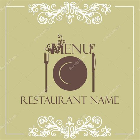 Modèle De Conception De Menu Restaurant Image Vectorielle Par Ollevita © Illustration 55385761