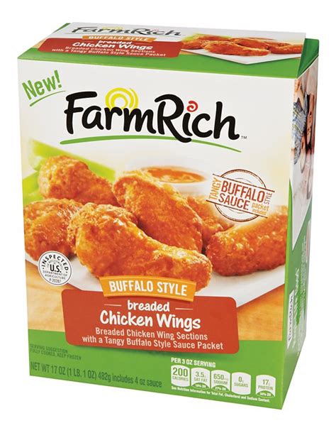 Farm Rich Buffalo Style Breaded Chicken Wings Shop Meat At H E B