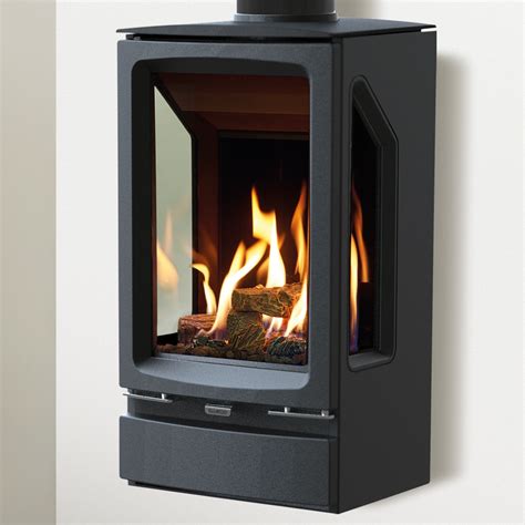 Balanced Flue Gas Vogue Midi T 3 Sided Steineberg Fireplaces