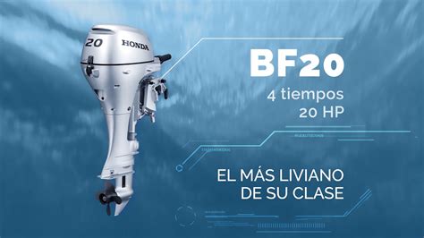 Motor Fuera De Borda Honda BF20 YouTube