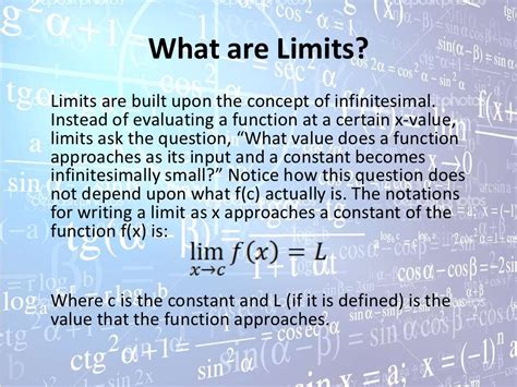 Limits And Continuity Powerpoint