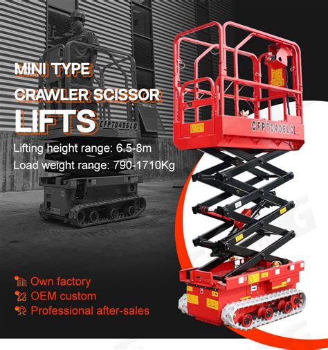 Cfmg M Kg Electric Scissor Platform Mimi Small Crawler Scissor