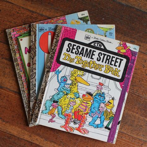 Sesame Street Book Collection Set Etsy