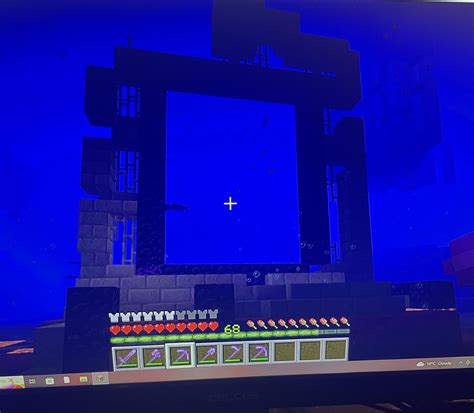 Fully formed ruined portal, it’s huge! : r/Minecraft