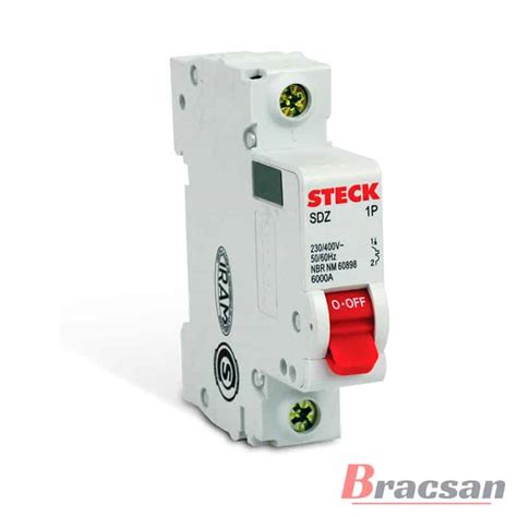 INTERRUPTOR LLAVE TERMOMAGNETICO TERMICA UNIPOLAR 1X10A 6KA 415V