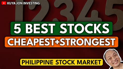 Best Philippine Stocks The Cheapest And The Strongest Youtube