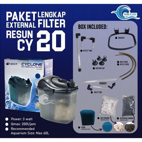 Jual Filter External Resun Cy Cyclone Aquarium External Filter