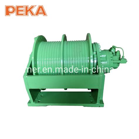 Hydraulic Double Drum Pulling And Lifting Winch With Hydraulic Motor