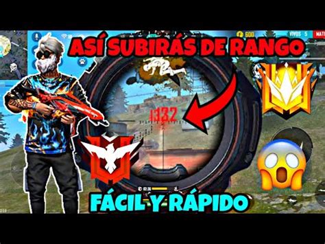 COMO SUBIR A HEROICO Y MAESTRO FÁCIL Y RÁPIDO EN FREE FIRE LOS