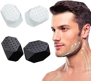 4 Pcs Jawline Exerciser For Men Women Double Chin Reducer Machine