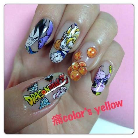 Dragon Ball Z Nail Art Instagram Karleejaneemalik Ask Fm