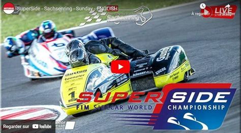 Sidecar Superside Allemagne Sachsenring Lint Grale Vid O De La