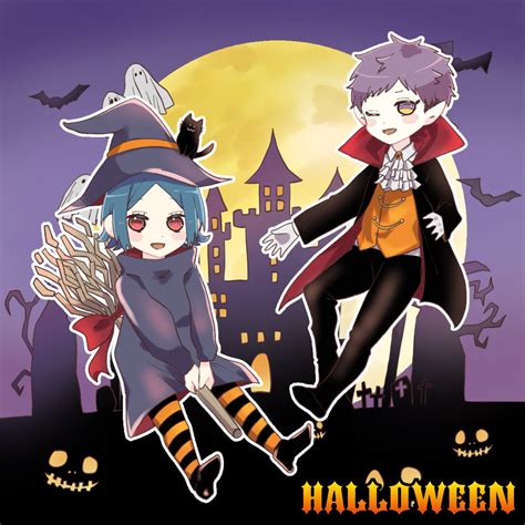 月奈♕🎃イラストup On Twitter Rt Kutibiru0 0 少し早めの 👻🎃happy Halloween🎃👻 今回はぜらにうむキャラ全員描きました！頑張ったあ😫 創作bl