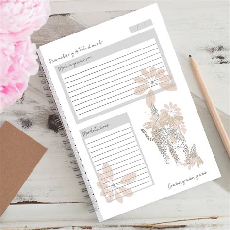 Printable Diario De Manifestaci N Imprimible Diigital Etsy