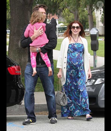 Photo Alyson Hannigan Et Alexis Denisof Avec Leur Fille Satyana Los