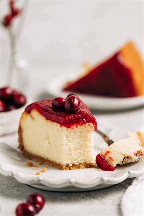 White Chocolate Cranberry Cheesecake Baked Ambrosia