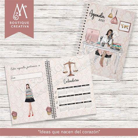 Agenda Para Abogada Powerpoint Book Cover