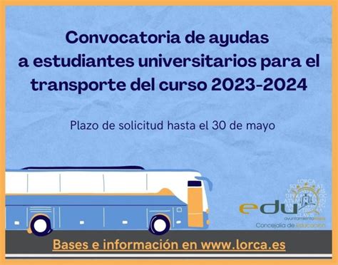 El Ayuntamiento Convoca Ayudas Al Transporte P Blico Para Estudiantes