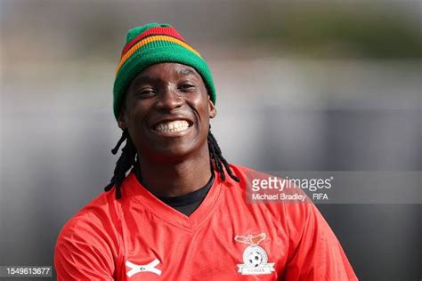 Banda Barbra of Zambia smiles during a Zambia Training Session on... News Photo - Getty Images