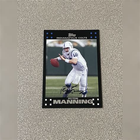 Peyton Manning Topps 1 Collet Collect Connect