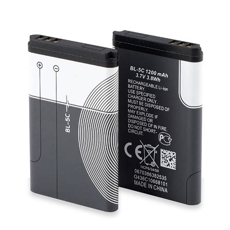 Bl C High Capacity Replacement Battery V Mah Soshine