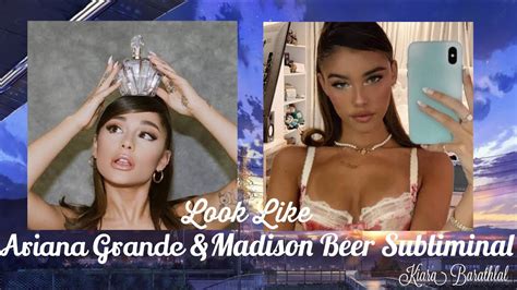 Look Like Ariana Grande Madison Beer Subliminal Rain Sounds YouTube