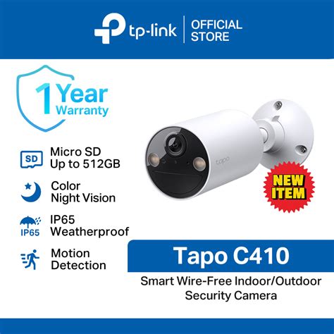 TP Link Tapo C410 Smart Wire Free Indoor Outdoor Security