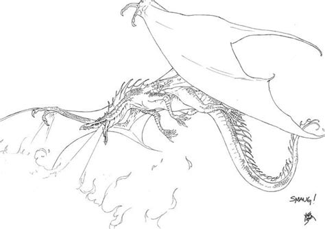 Smaug Coloring Pages Coloring Pages