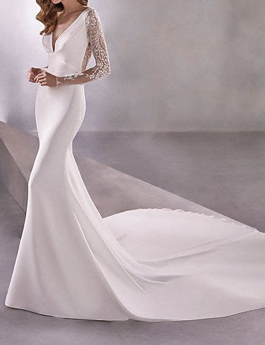 Hall Formal Wedding Dresses Court Train Mermaid Trumpet