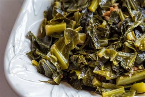 Braised Collard Greens Homemade Barbecue Side Dish Recipe