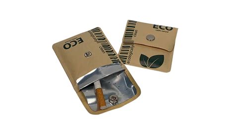 Uketa Eco Friendly Recycled Kraft Paper Portable Pouch Pocket Ashtray